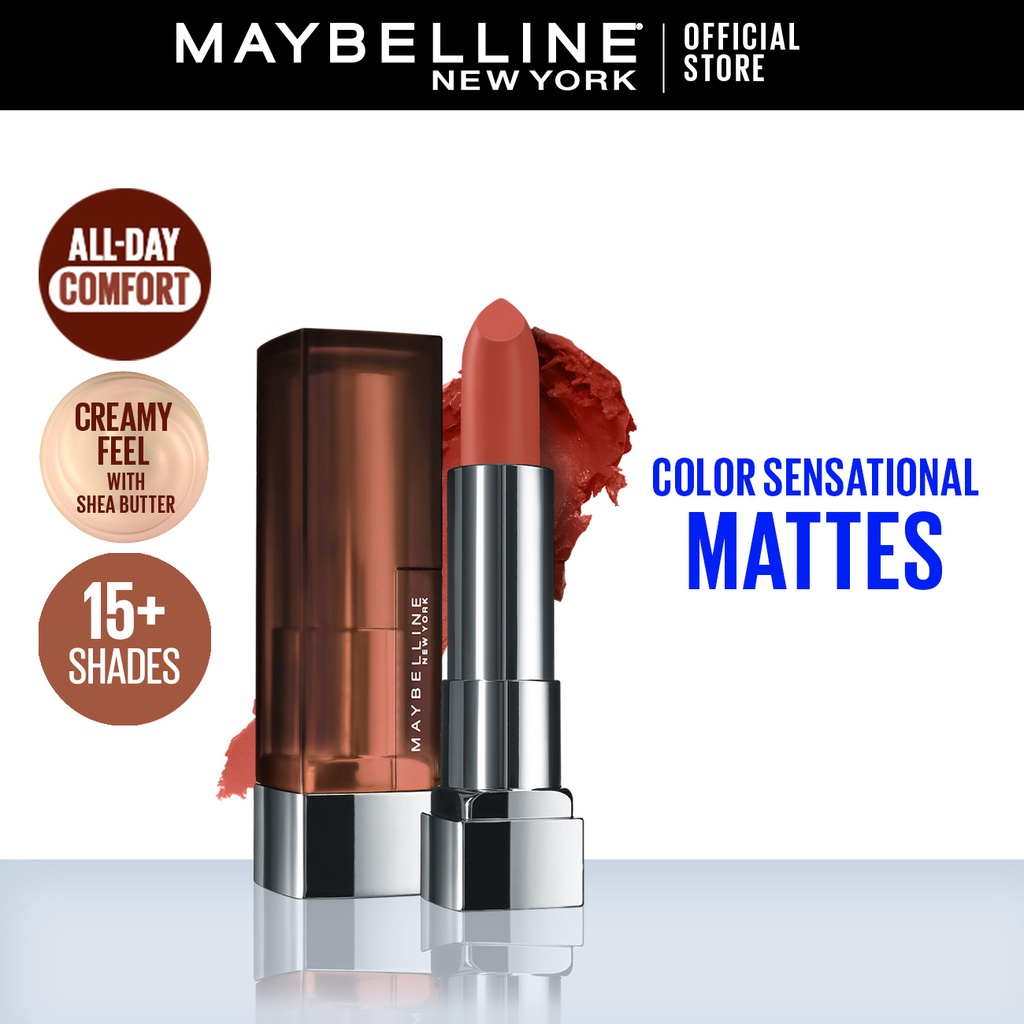 Jual Maybelline Creamy Matte Lipstik 100% ORIGINAL GARANSI UANG KEMBALI