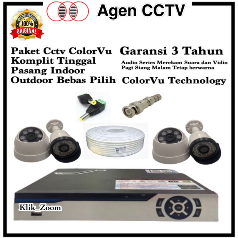 Jual PAKET PROMO CCTV HIKVISION 4 CHANNEL + 4 CCTV AUDIO SERIES / CCTV ...