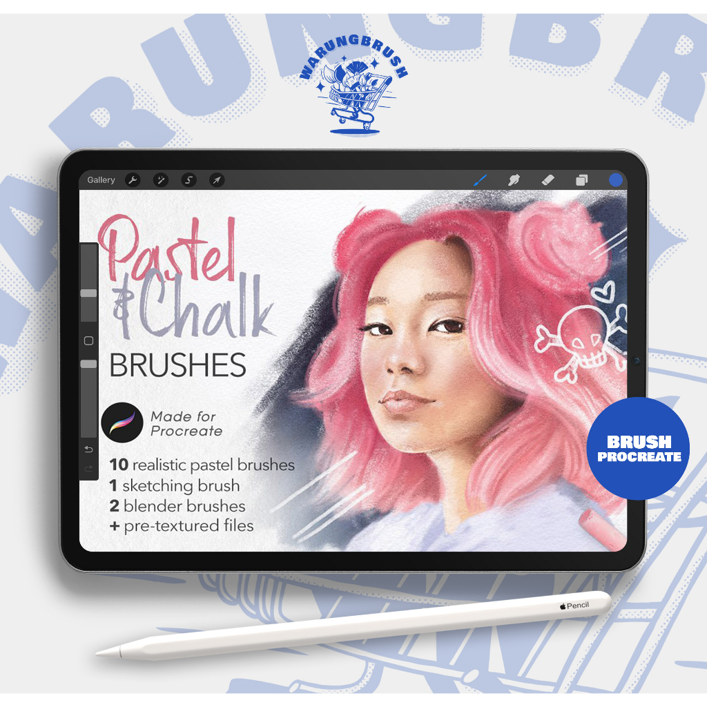 Jual Pastel & Chalk Brushes Procreate BP00115 | Shopee Indonesia