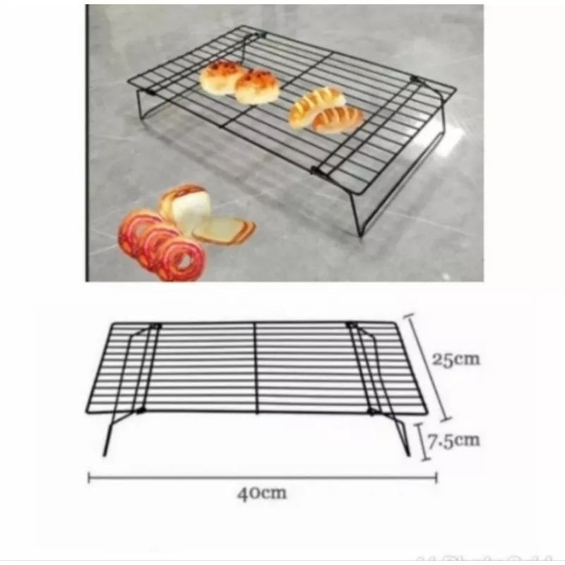 Jual Colling rack / rack peniris kue kering ukuran 40x25cm | Shopee ...