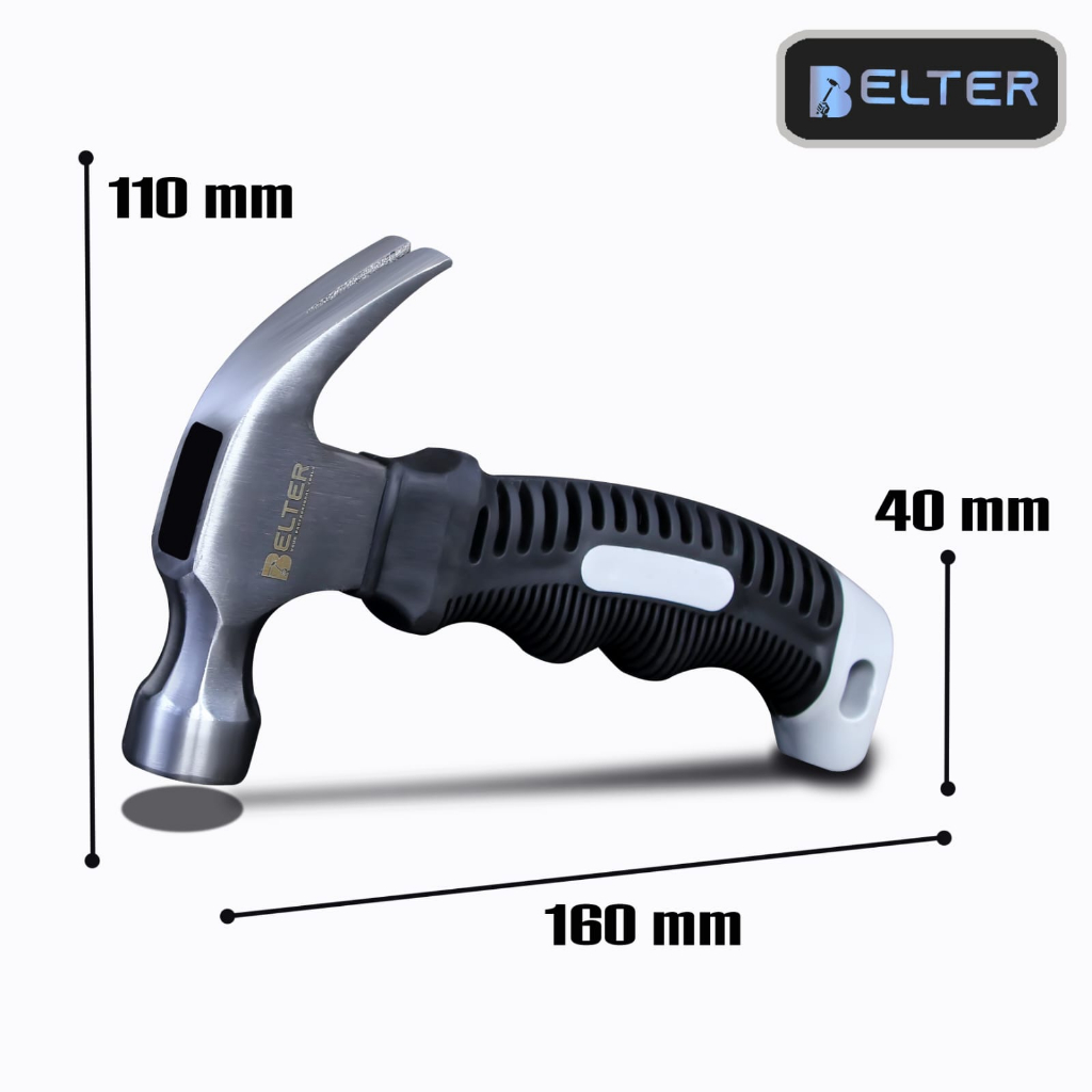 Great Neck 79001 Mini Claw Hammer - 8 Oz, Rubber Grip, High Carbon Steel - View #12