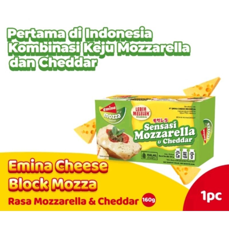 Jual EMINA CHEESE Mozza 165g | Shopee Indonesia