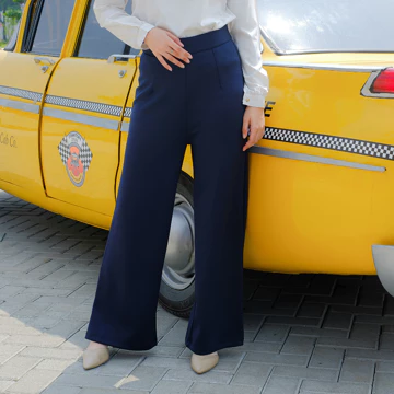 Ahlami Kim Cullote Pants HW Highwaist Cullote Pants Premium Celana Kantor Wanita Kulot Scuba