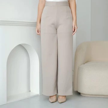 Ahlami Kim Cullote Pants HW Highwaist Cullote Pants Premium Celana Kantor Wanita Kulot Scuba