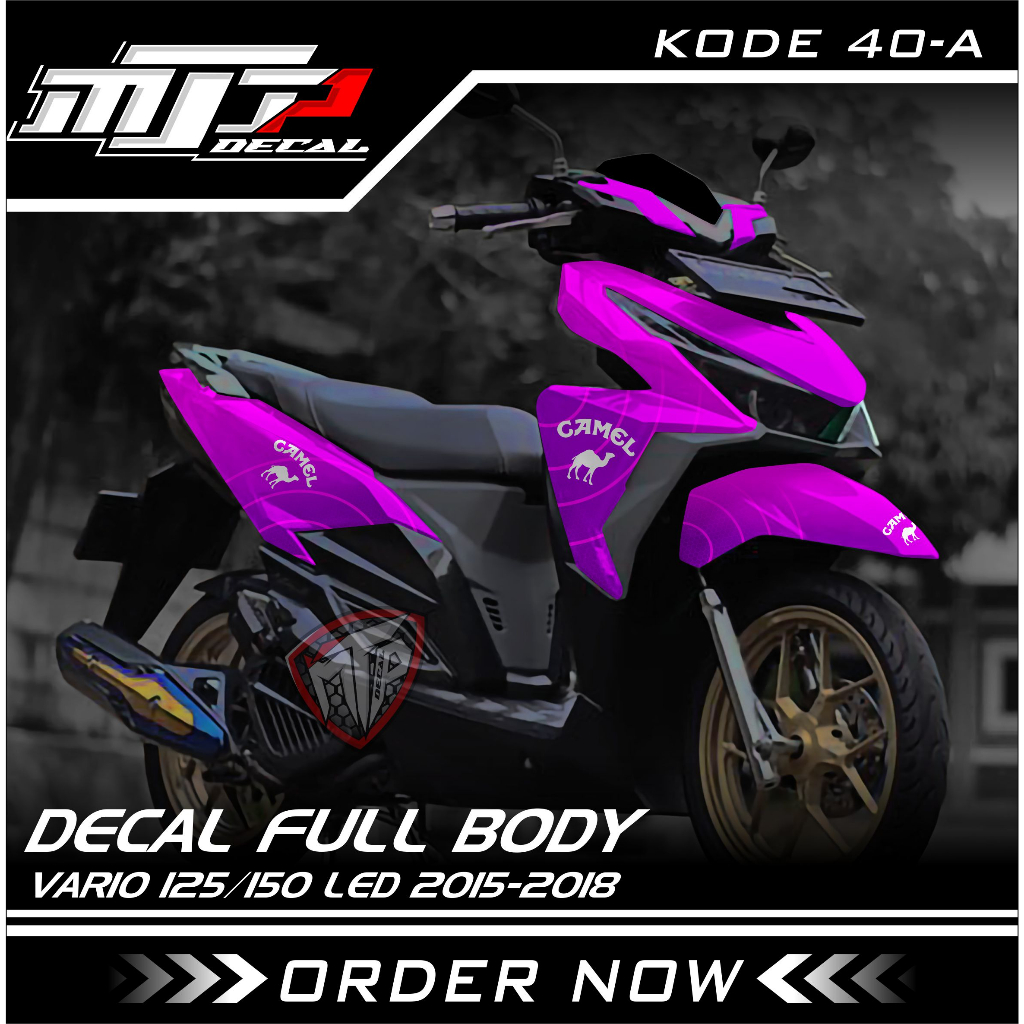 Jual (TERBARU) Decal Sticker Vario led 125 150 full body - Dekal Stiker