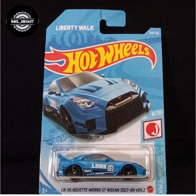 Jual Hotwheels LBWK SILHOUETTE R35 BIRU | Shopee Indonesia