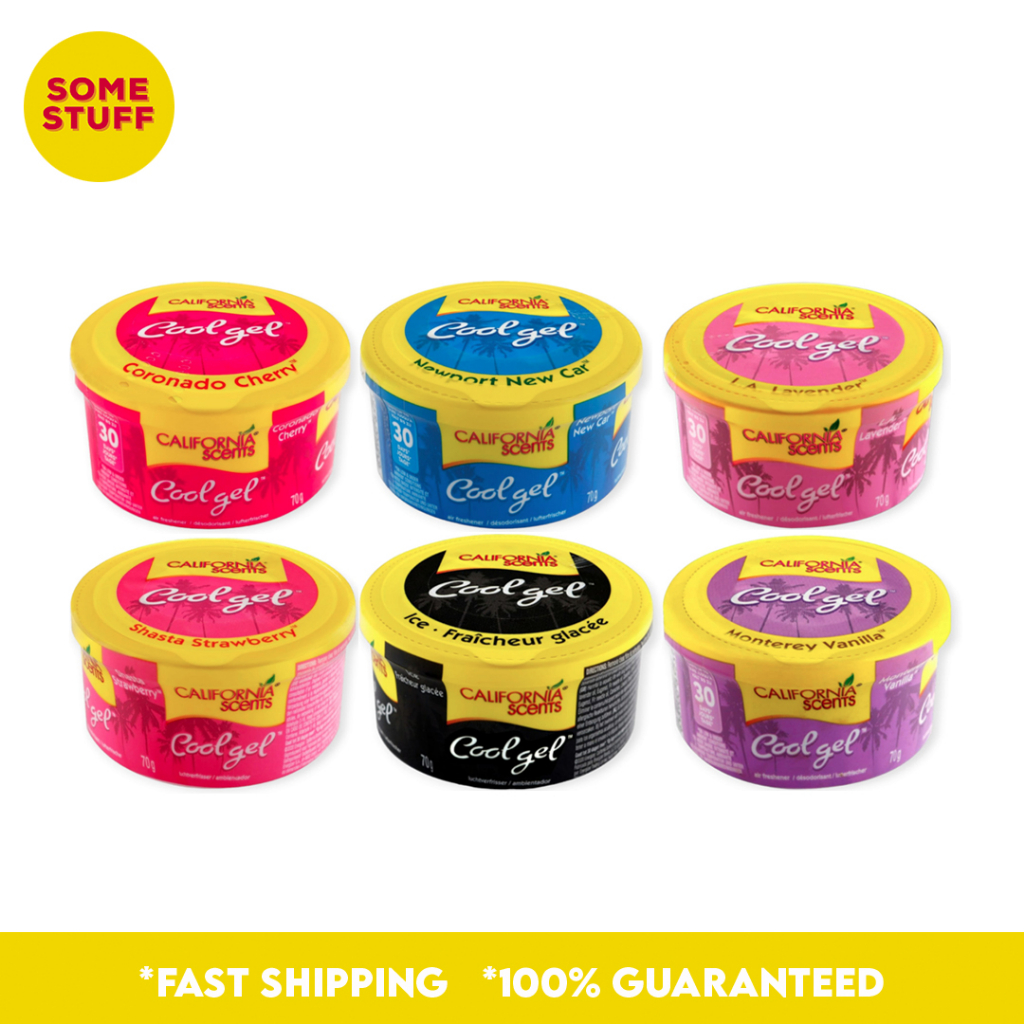 Jual PENGHARUM MOBIL CALIFORNIA SCENTS COOL GELS 70g TAHAN LAMA