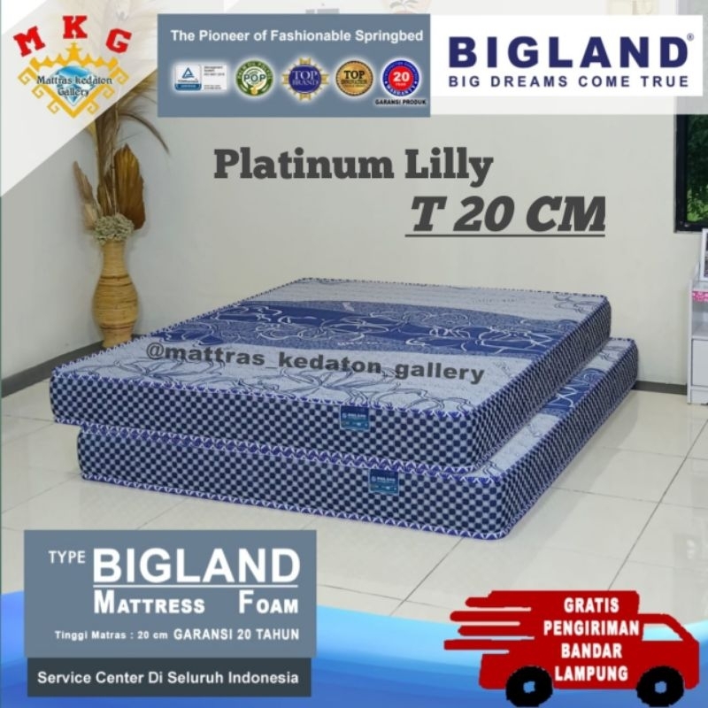 Jual Kasur Busa Bigland Platinum Lilly Tinggi 20 Cm Bergaransi 20 Tahun ...