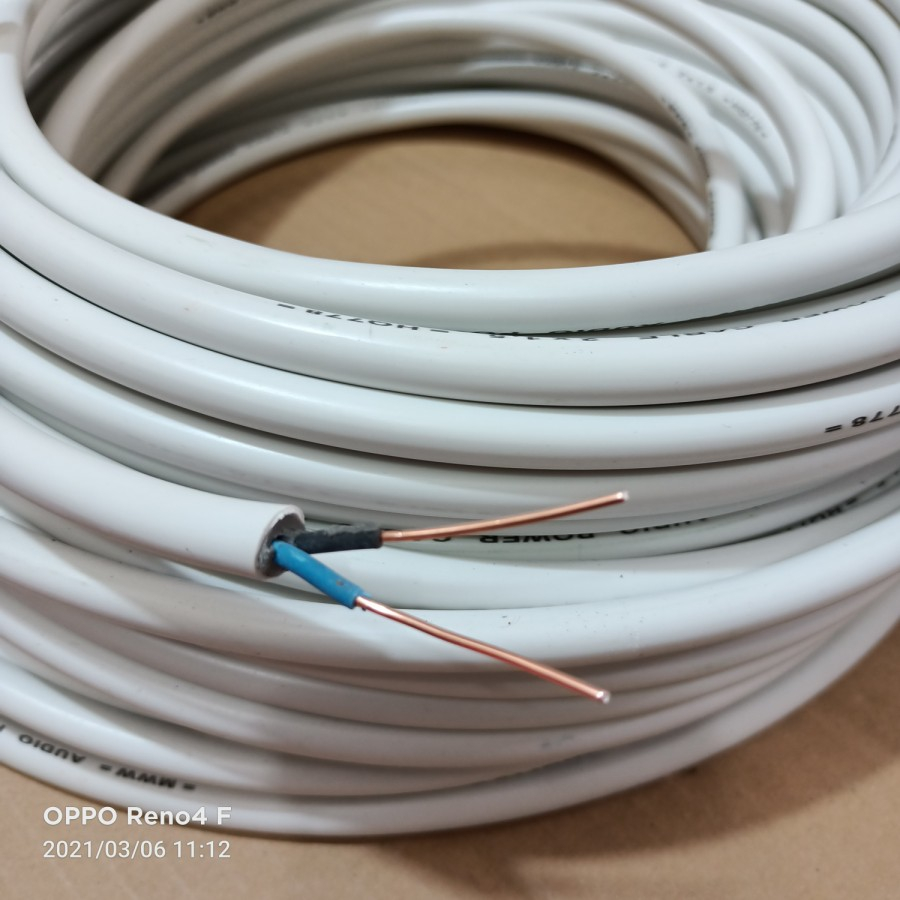 Jual Kabel listrik eterna NYM 2x1,5 kawat per 1 meter di toko DDR Net