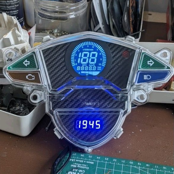 Jual Speedometer Digital Yamaha Xeon RC Karbu GT 125 PNP Shopee Indonesia