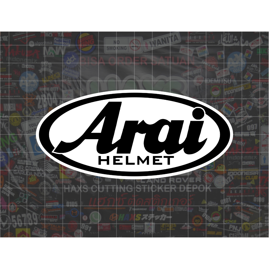Reflective Motocross Motorcycle Stickers Helmet Agv Arai Hrc Emblem