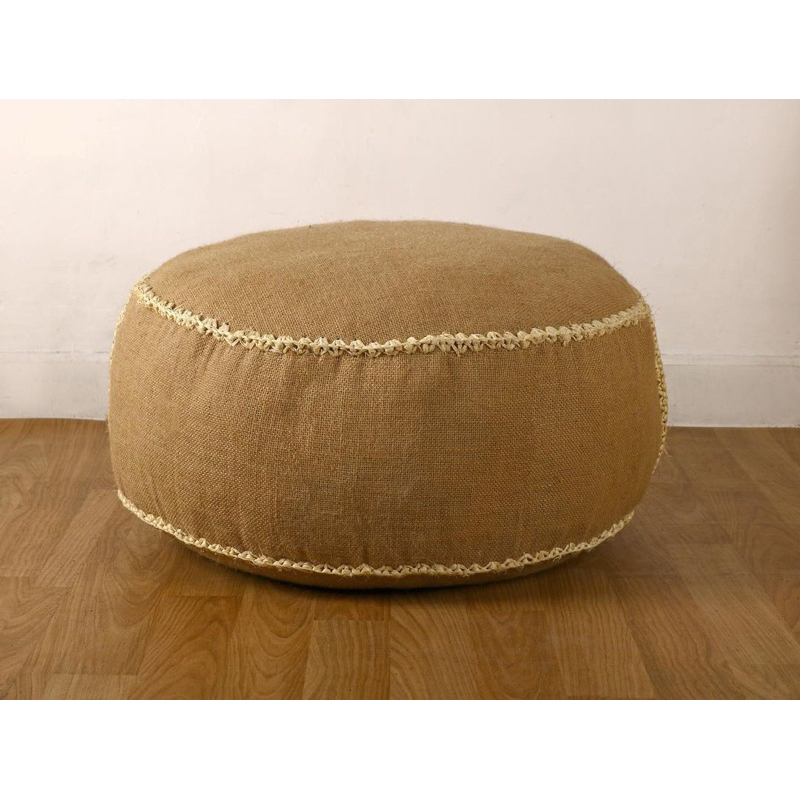 Jual Pouf Gunny Sack Chair mix Sisal Aesthetic (Kursi Goni Pouf mix Sisal) Shopee Indonesia