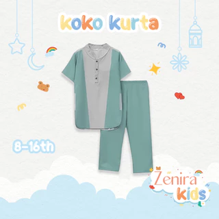 Zenira Official | Baju Muslim Setelan Koko Anak Usia 8 - 16 Tahun