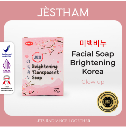 Jual Facial Soap Brightening Korea Jestham / SABUN CUCI MUKA UNTUK