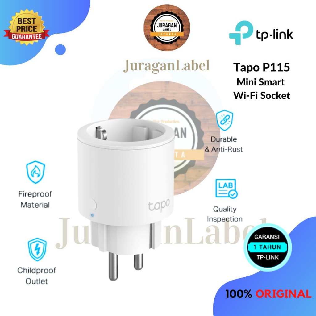 Jual TP-LINK Tapo P115 Mini Smart Wi-Fi Socket Energy Monitoring TPLINK