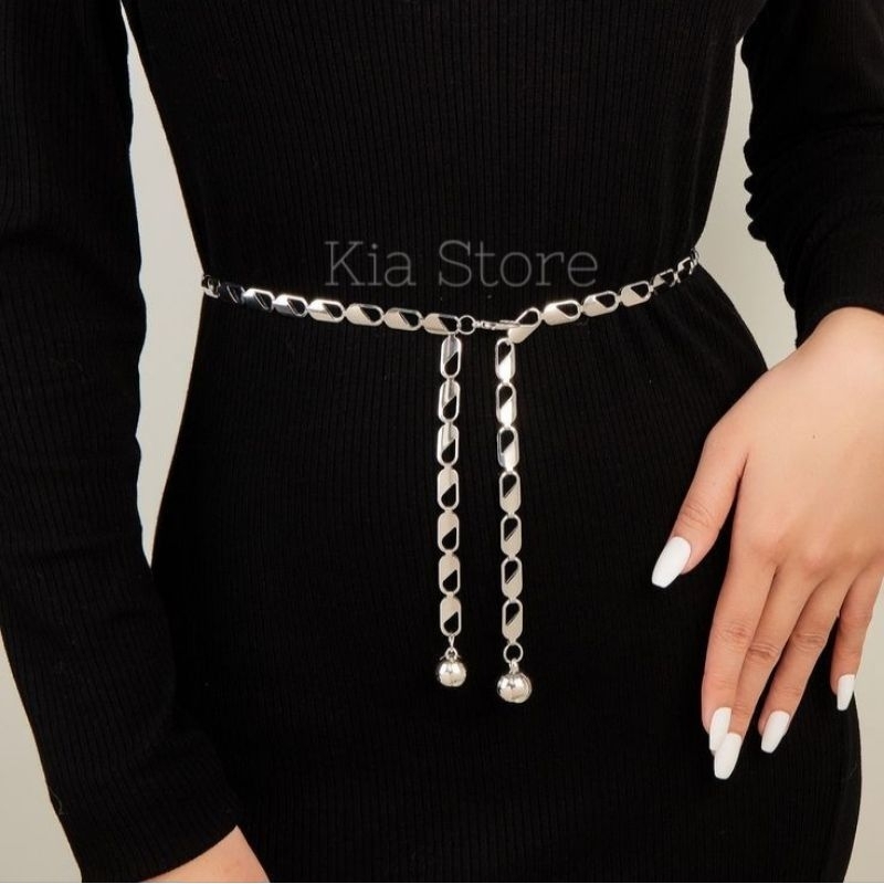 Jual IKAT PINGGANG RANTAI WANITA SABUK RANTAI WANITA BELT WANITA UNTUK ...