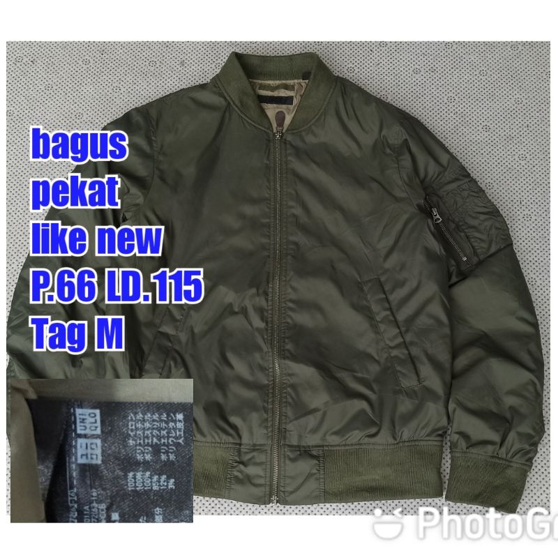 Jaket bomber uniqlo sale