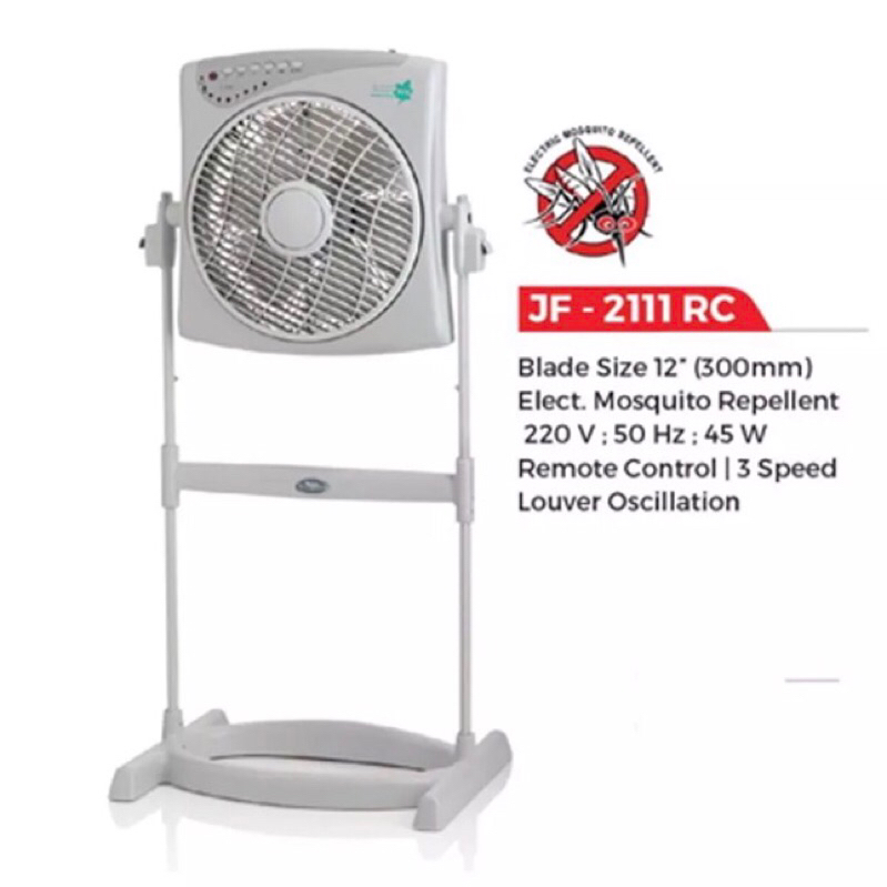 Jual maspion kipas angin kotak berdiri / stand box fan jf 2111 RC