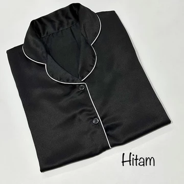 HP Baju Tidur Pendek Satin Ld 104 110 120 130 140 Piyama Saten Standar Jumbo Super Jumbo Bigsize