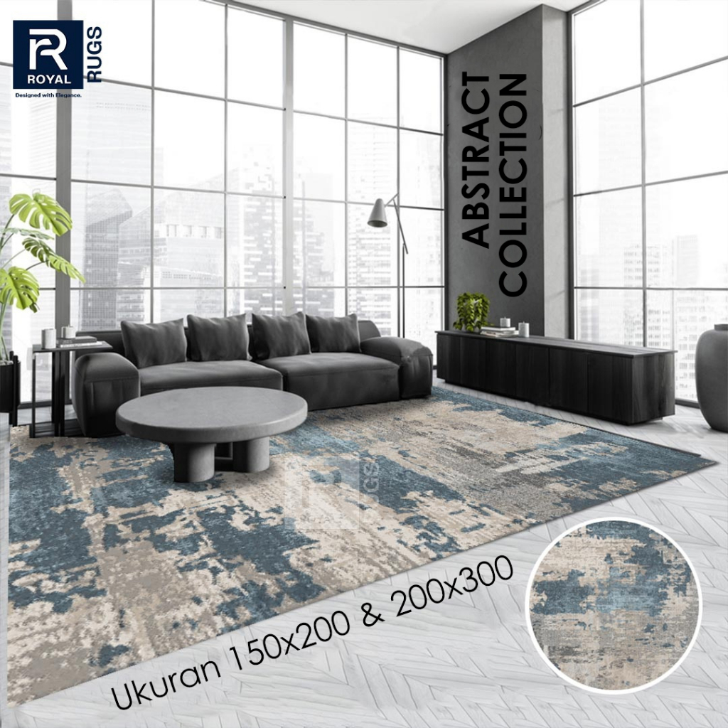 Jual Karpet Permadani Royal Rugs 150X200 Abstrak Abstract Minimalis ...