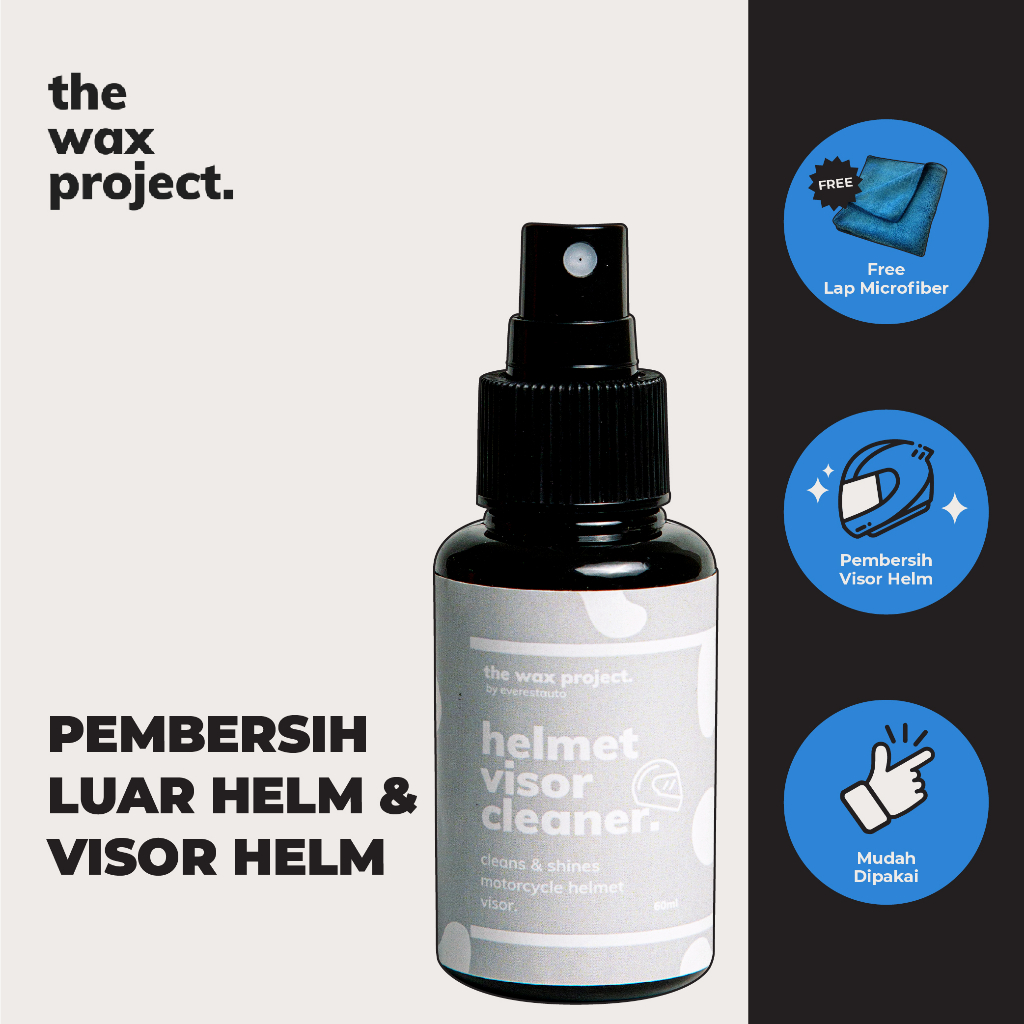 Jual Helmet Visor Cleaner Pembersih Visor Dan Helm Motor Doff