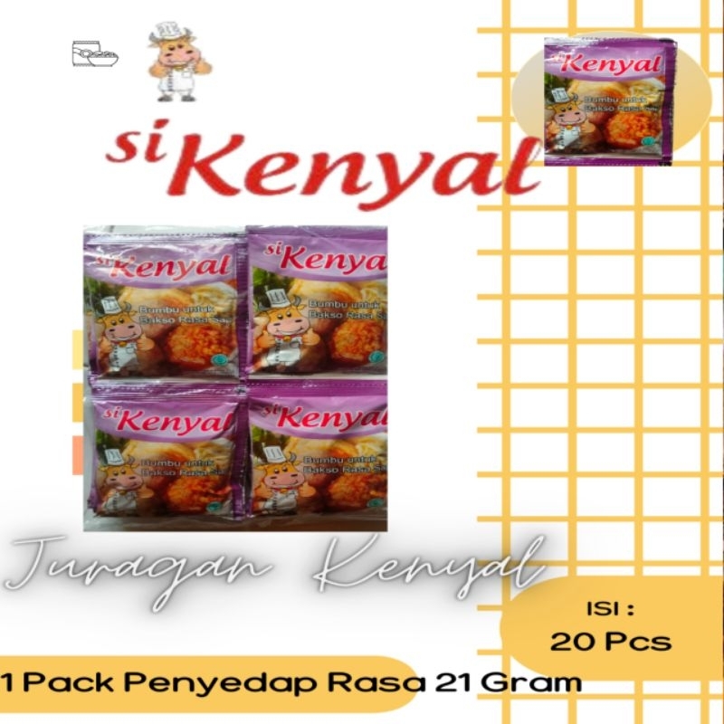 Jual Penyedap Rasa Bakso Si Kenyal 21 Gram 1 Pack Shopee Indonesia