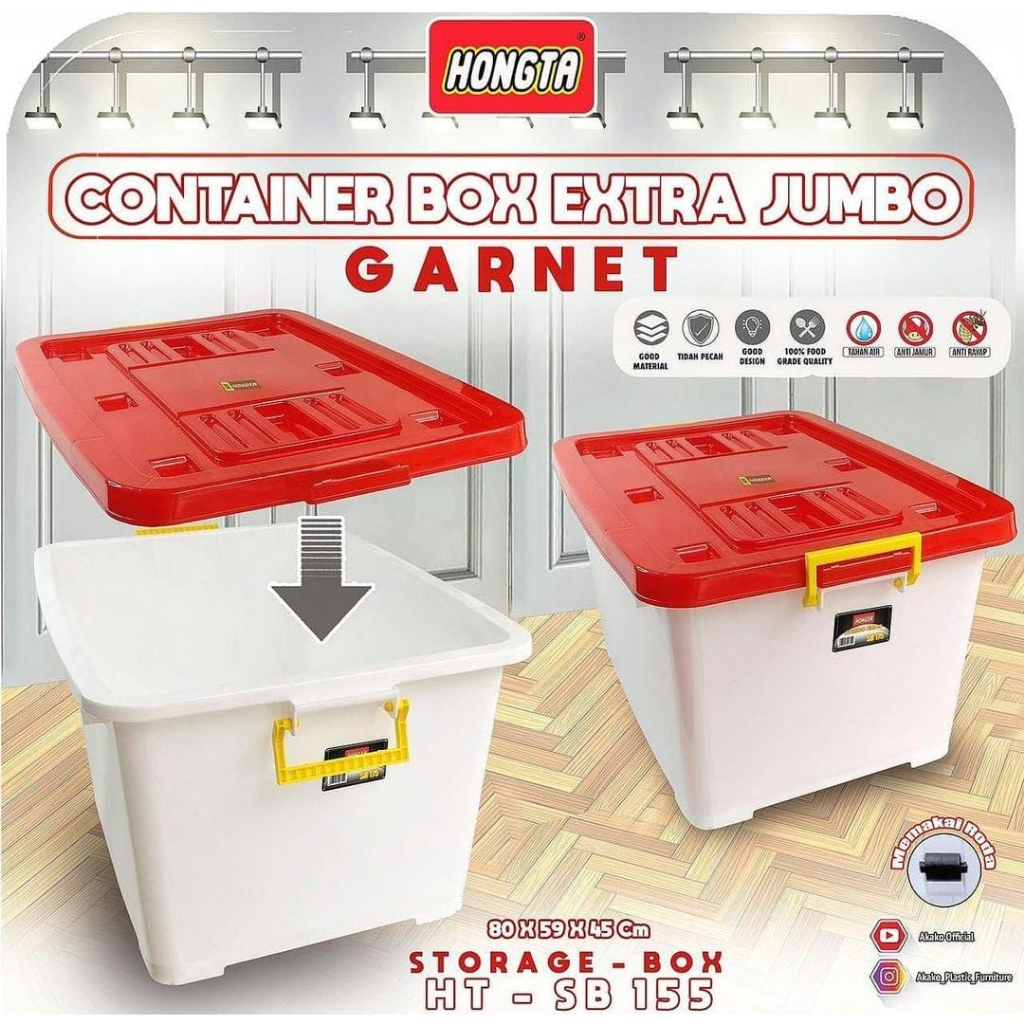 Jual HONGTA - Storage / Kontainer Box Container Kotak Penyimpanan SB175 ...