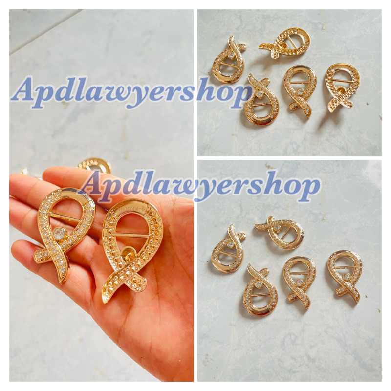 Jual Bross Hijab Bross Baju Bros Pin Polos Mutiara PREMIUM | Shopee ...
