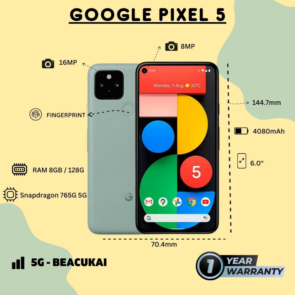 Jual GOOGLE PIXEL 5 UNIT MINUSAN Shopee Indonesia