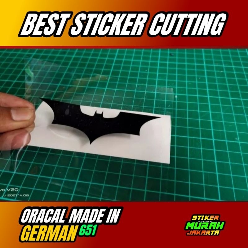 Jual STIKER BATMAN 5 STICKER CUTTING TRANSPARAN LOGO DLL | Shopee Indonesia