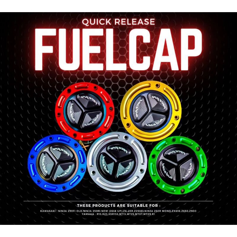 Jual Fuelcap keyless R15 V3 V2 R25 MT25 Vixion MT15 Xabre XSR155 R6 ...