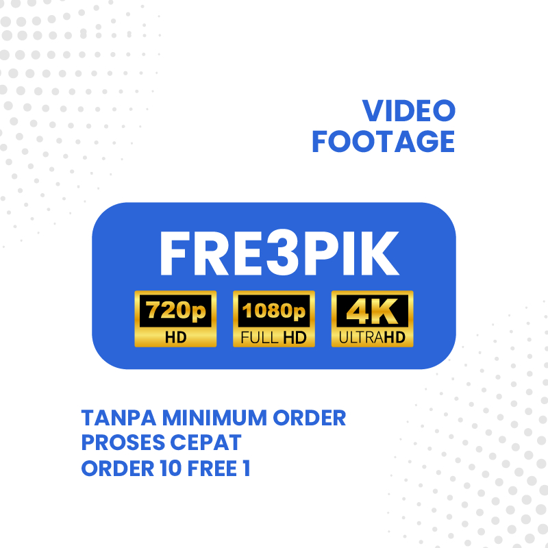 Jual Jasa Video Footage Freepikk HD FHD 4K Proses Cepat Premium ...