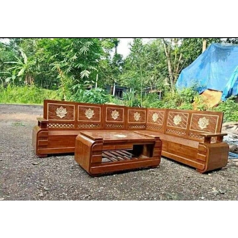 Jual READY STOK Kursi Sudut Minimalis Koper Kayu Jati Mentahan Kursi ...