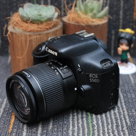 Canon 550D Lensa 18-55mm Kamera DSLR Support Foto Video Termurah  Bergaransi -Vms