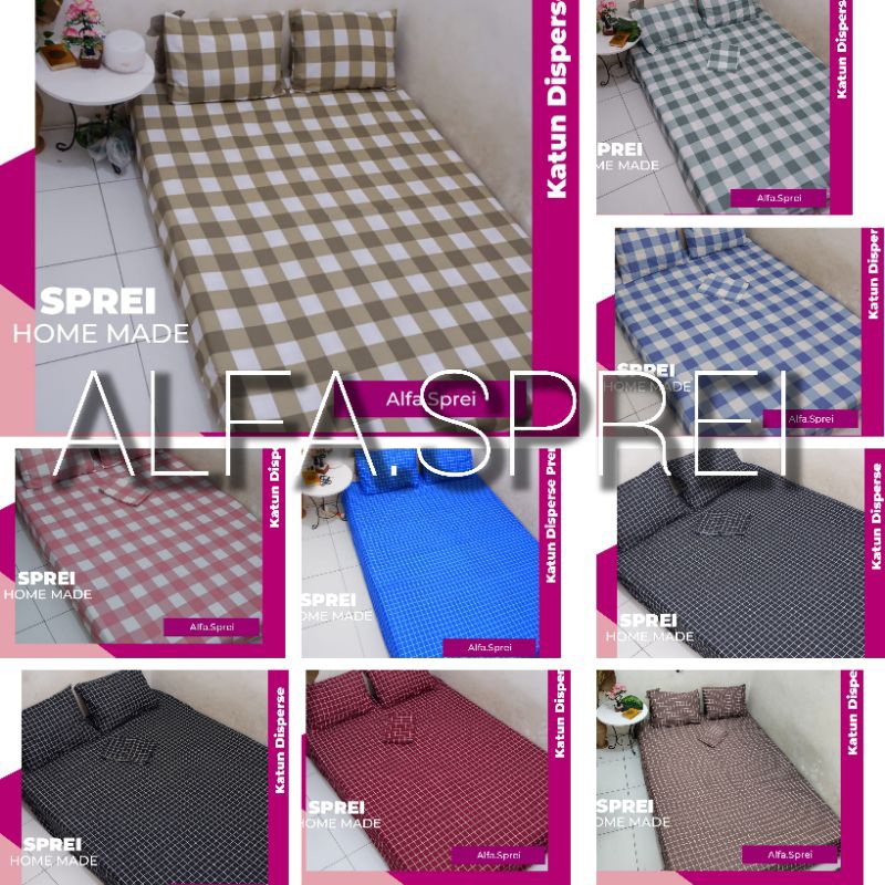 Jual Promo Sprei Aesthetic Motif Kotak Kotak Full Set Sarban Sargul Shopee Indonesia