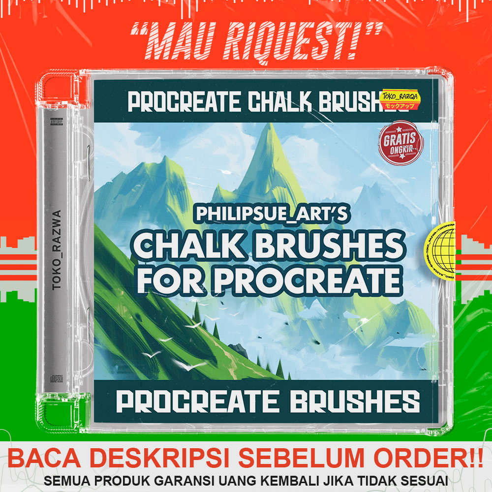 Jual Procreate Brushes - Chalk - 150723 | Shopee Indonesia