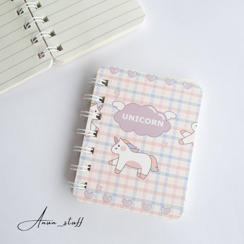 Jual PART 1 Mini Notebook Buku Mini Note Book A7 Spiral Motif Lucu ...