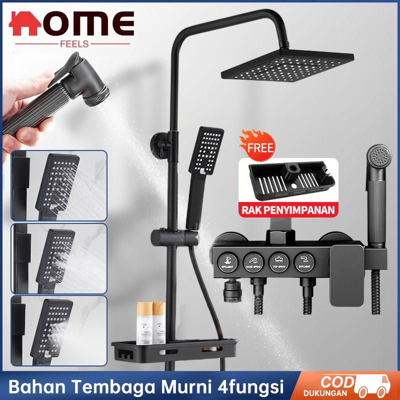 Jual Shower Kamar Mandi 4 Dalam 1 Set / Toilet Shower Jet Washer