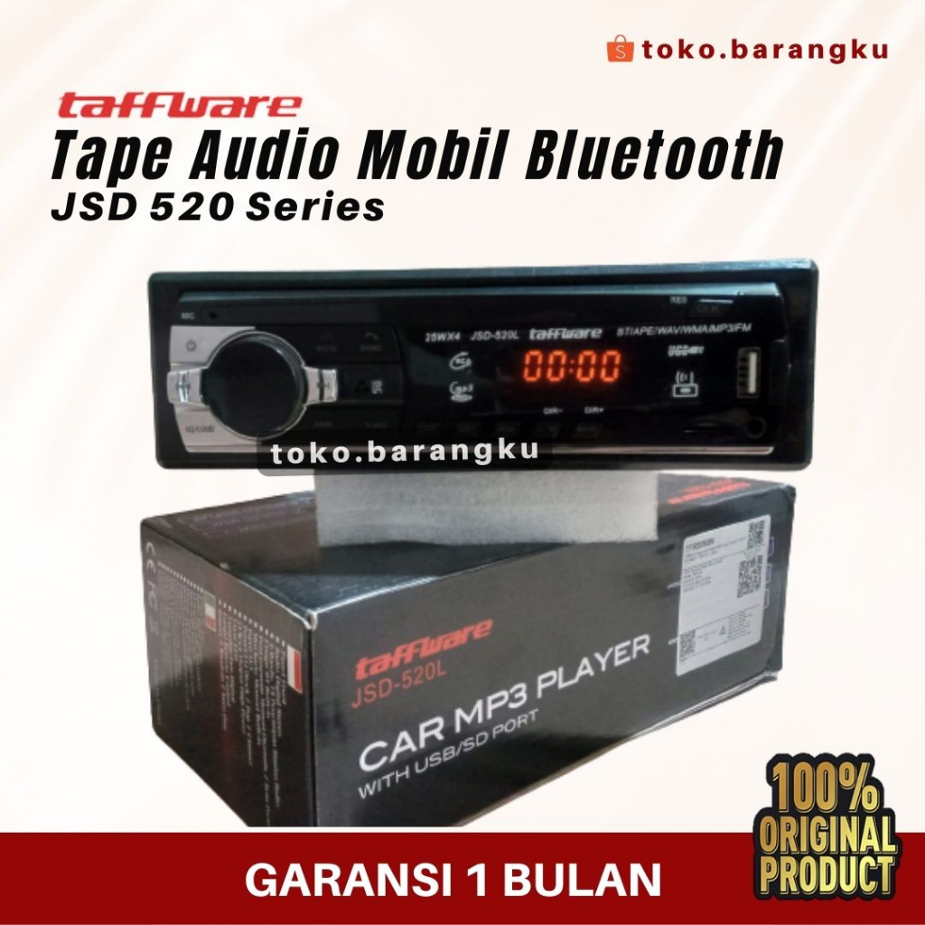 Jual JSD 520 SERIES Head Unit Tape Audio Mobil MP3 Player Bluetooth