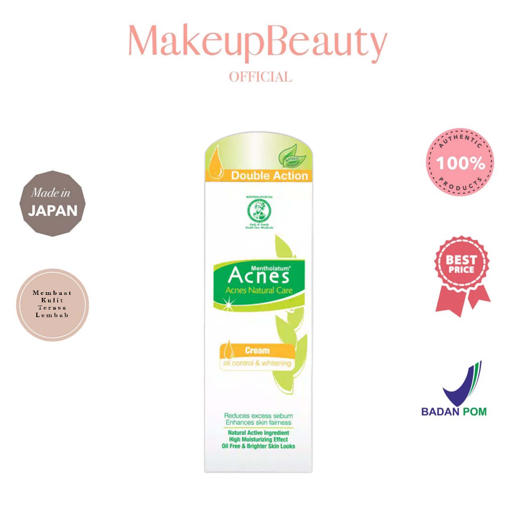 Jual ACNES Oil Control Whitening Cream 40gr Shopee Indonesia