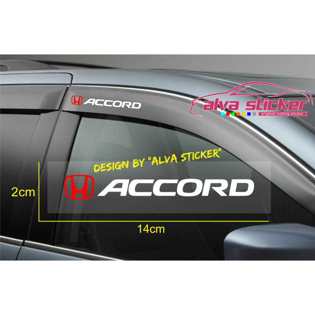 Jual best sticker accord stiker talang air mobil honda accord old/new 2 ...