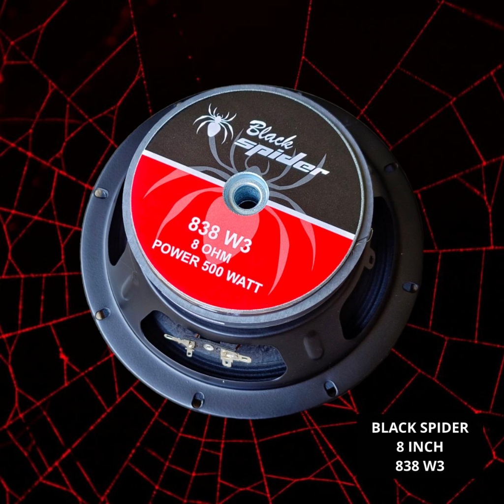 Speaker black spider 8 hot sale inch