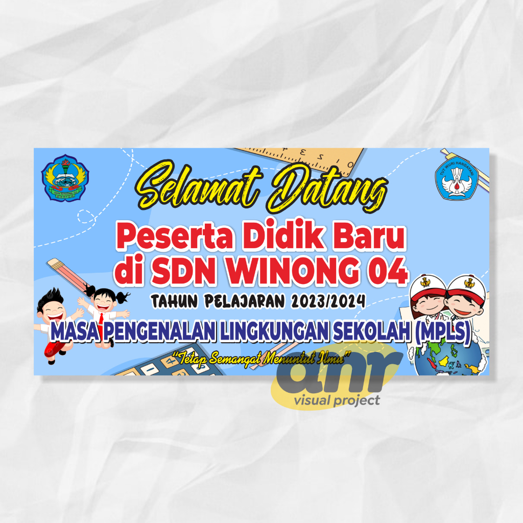 Jual SPANDUK / BANNER PPDB / SPANDUK MPLS SEKOLAH / BANNER PPDB MPLS ...