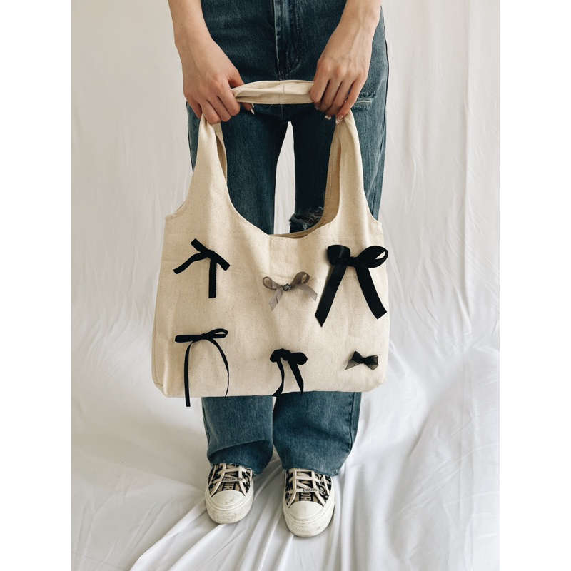 Jual RIBBON TOTE BAG Shopee Indonesia