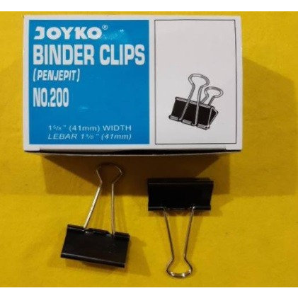 Jual Binder Clips Penjepit Kertas No Joyko Shopee Indonesia