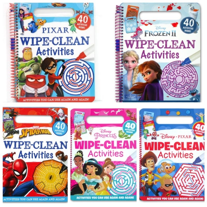 Jual Disney WipeClean Activities (Activities You Can Use Again and