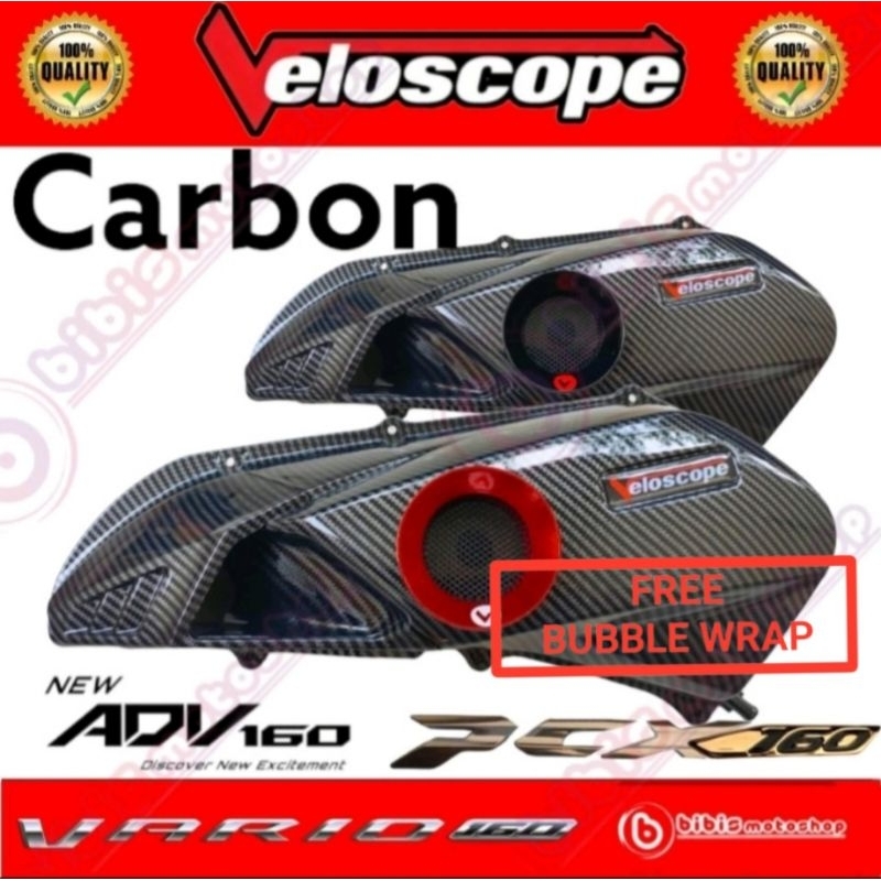 Jual Veloscope Carbon Honda Vario 160 Pcx 160 Adv 160 Cover Filter ...