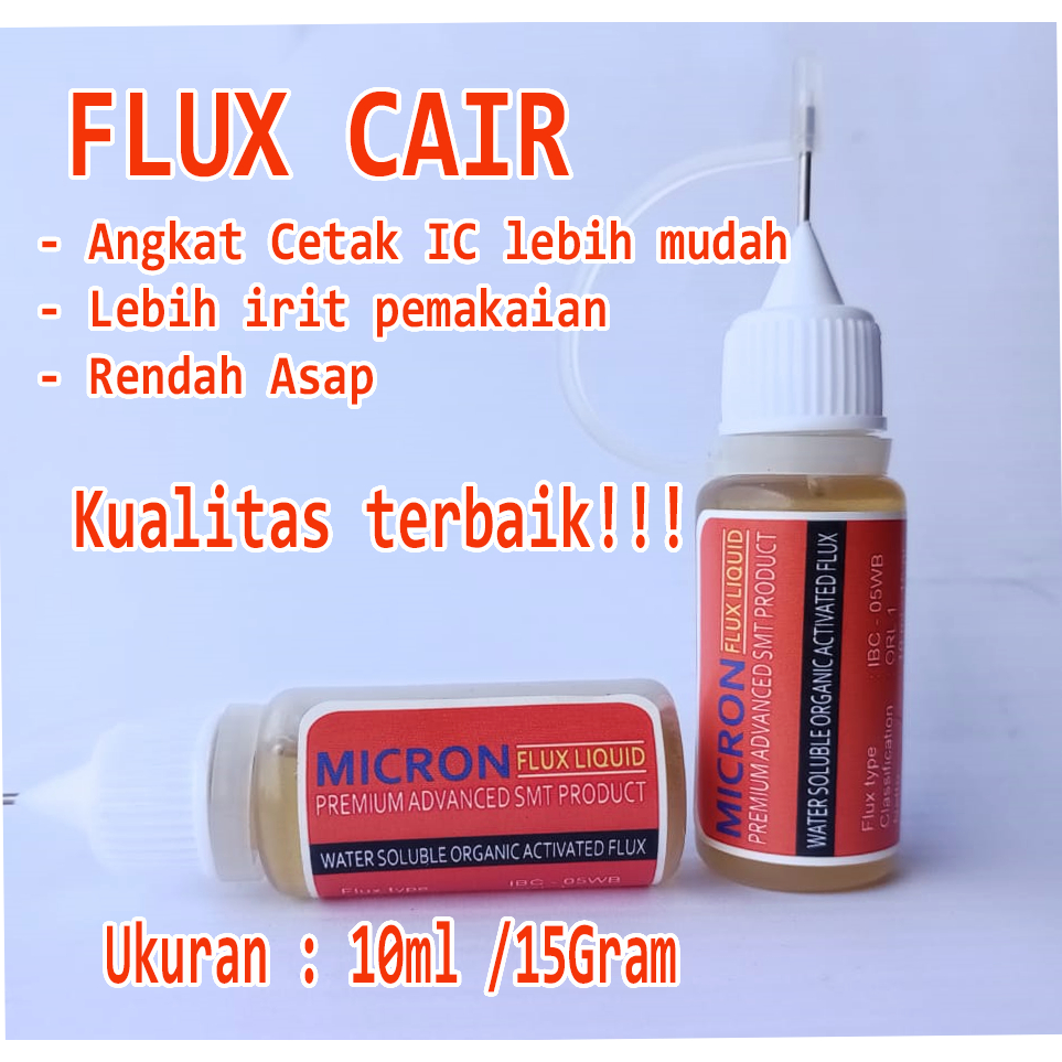 Jual FLUX CAIR PREMIUM RENDAH ASAP FLUX SOLDER | Shopee Indonesia
