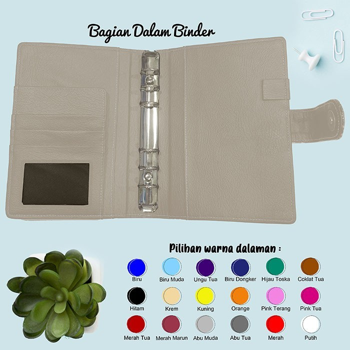 Jual [Teman Print] Custom Binder A5 Print UV Notebook Kulit Buku