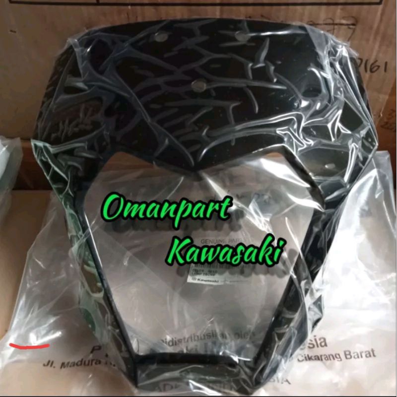 Jual Batok Lampu Depan Klx New Led Hitam Putih Biru Original Shopee Indonesia